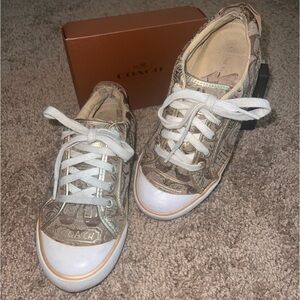 Coach tennis fashion sneakers